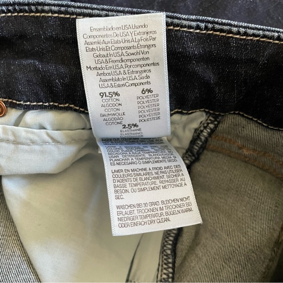 MOTHER The Looker Ankle Fray Jeans All Work Paint Splatter Stretch Denim 29 - Picture 9 of 9